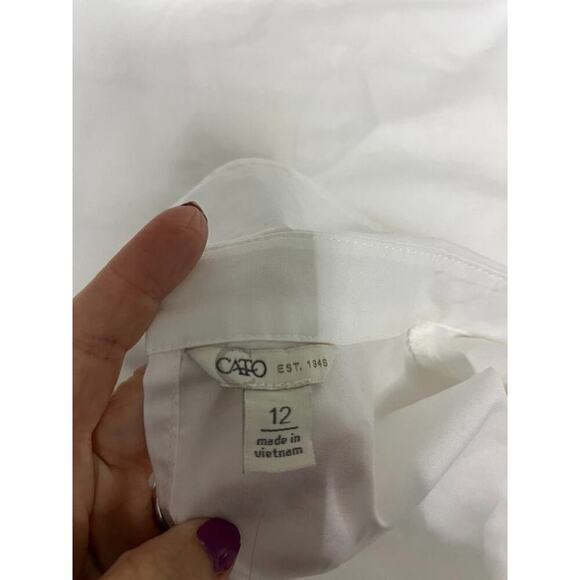 Cato Black & White Shirt Dress, | MSRP $65 - Picture 6 of 9